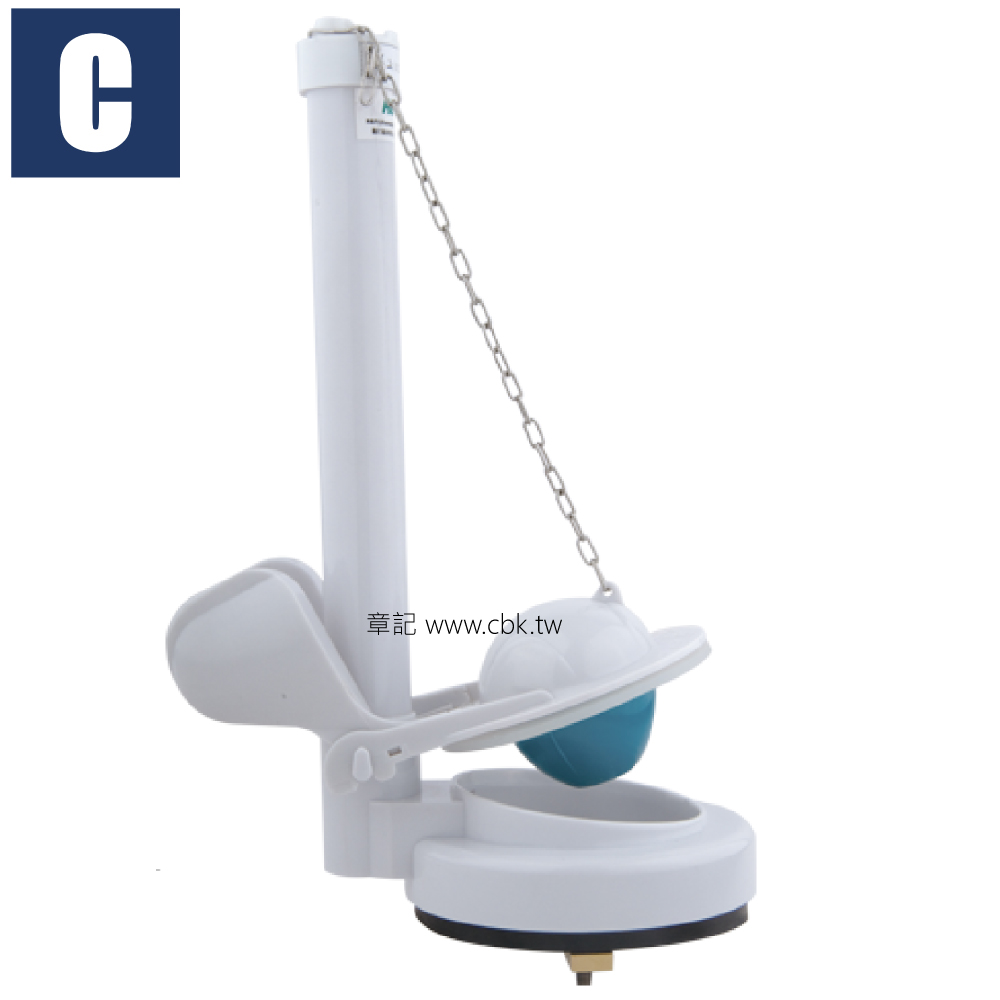 CBK單體馬桶拍蓋式落水器(大孔) CBK-TP3508  |面盆 . 浴櫃|面盆龍頭