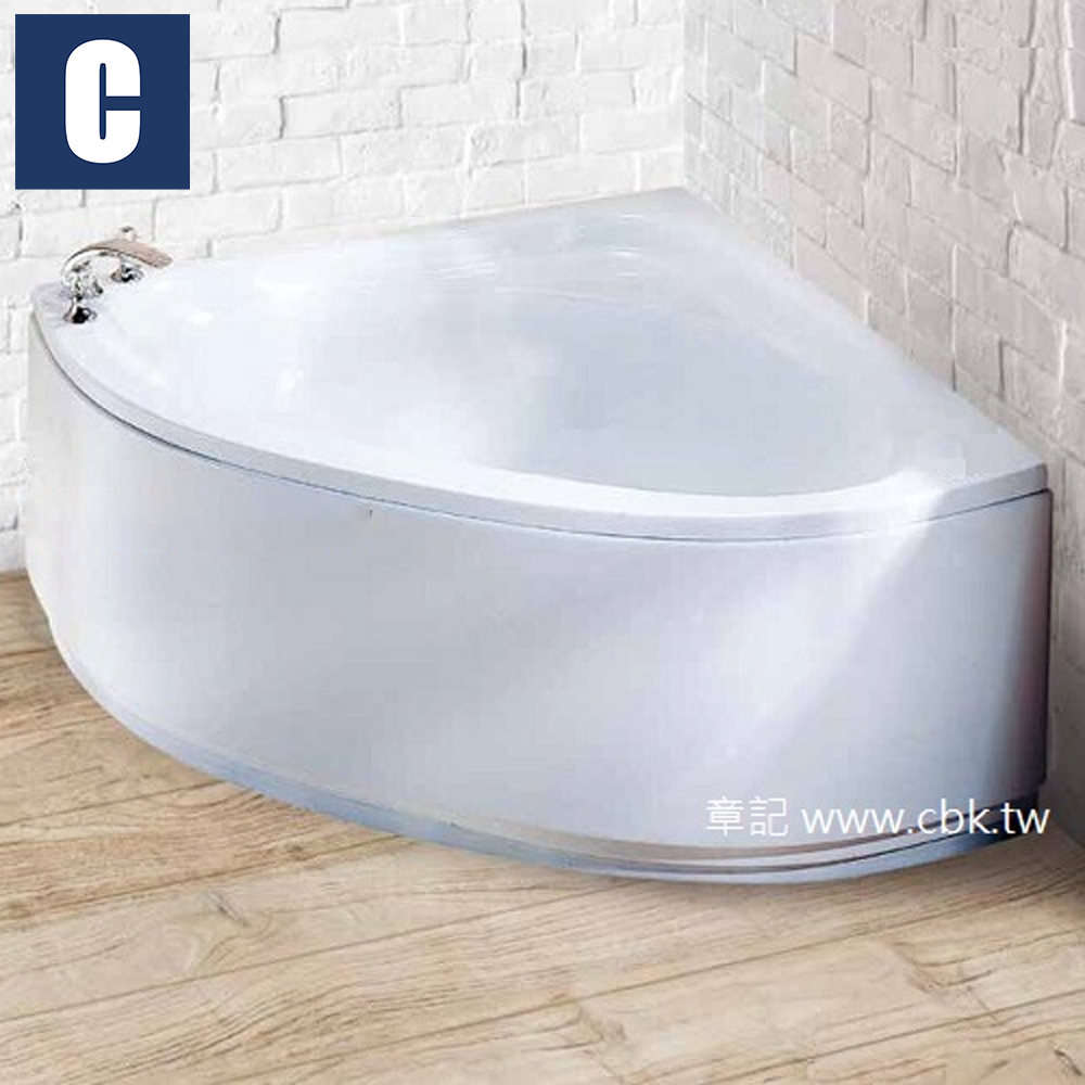 CBK 精品浴缸附活動式前牆(133cm) CBK-YB536