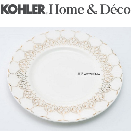 KOHLER Caravan 絲綢之路系列27公分骨瓷餐盤(4件組) CG-51103-NA  |廚具及配件|鍋具｜刀具｜餐具