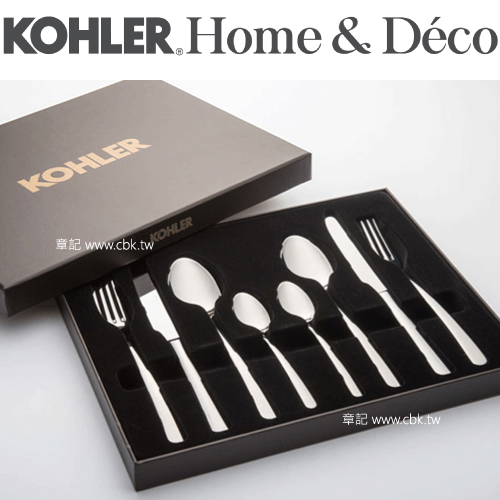 KOHLER 八件式不鏽鋼餐具(現代系列) CG-52001-NA  |廚具及配件|鍋具｜刀具｜餐具
