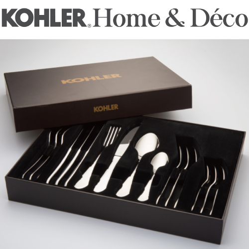 KOHLER 十六件式不鏽鋼餐具(藝術系列) CG-52004-NA 