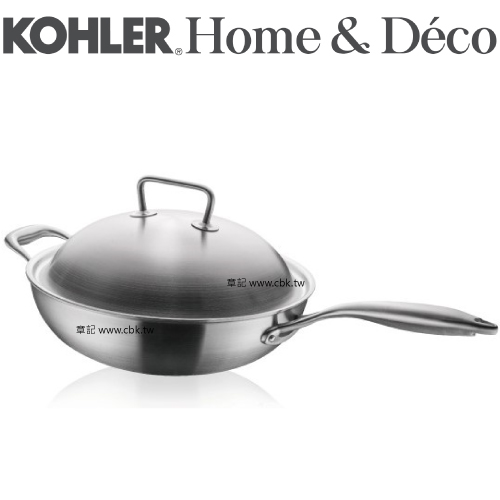 KOHLER 經典系列不鏽鋼中式炒鍋(30cm) CG-52106-NA 