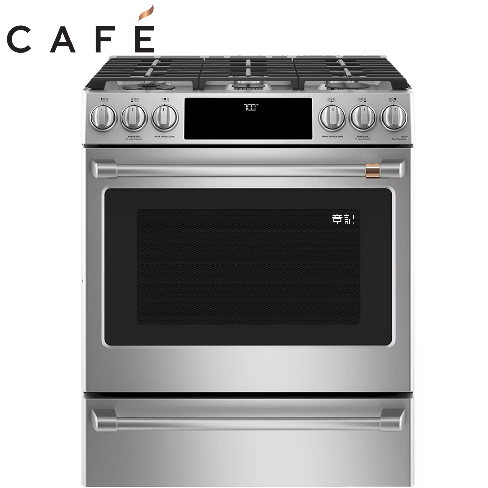Café 瓦斯型智慧六口單層爐連烤 CGS700P2MS1