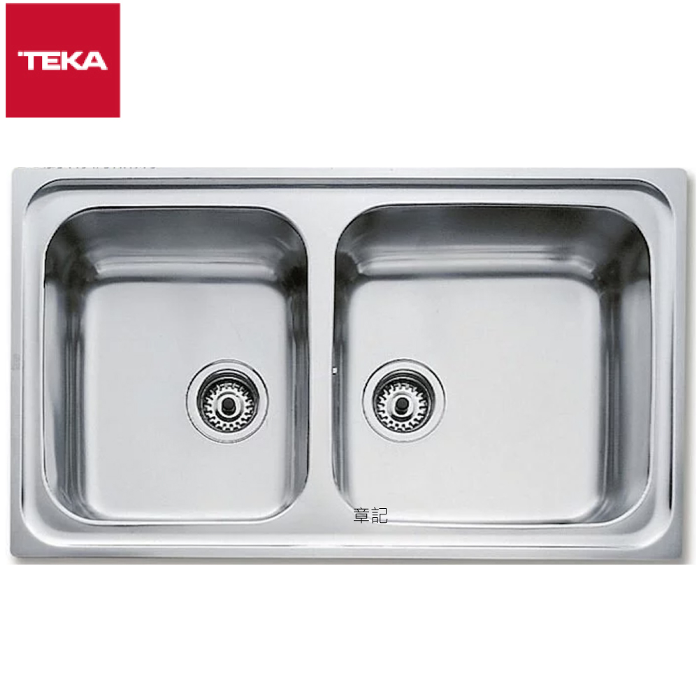 TEKA 上嵌式不鏽鋼水槽(54x41cm) Classic_2B  |廚具及配件|水槽