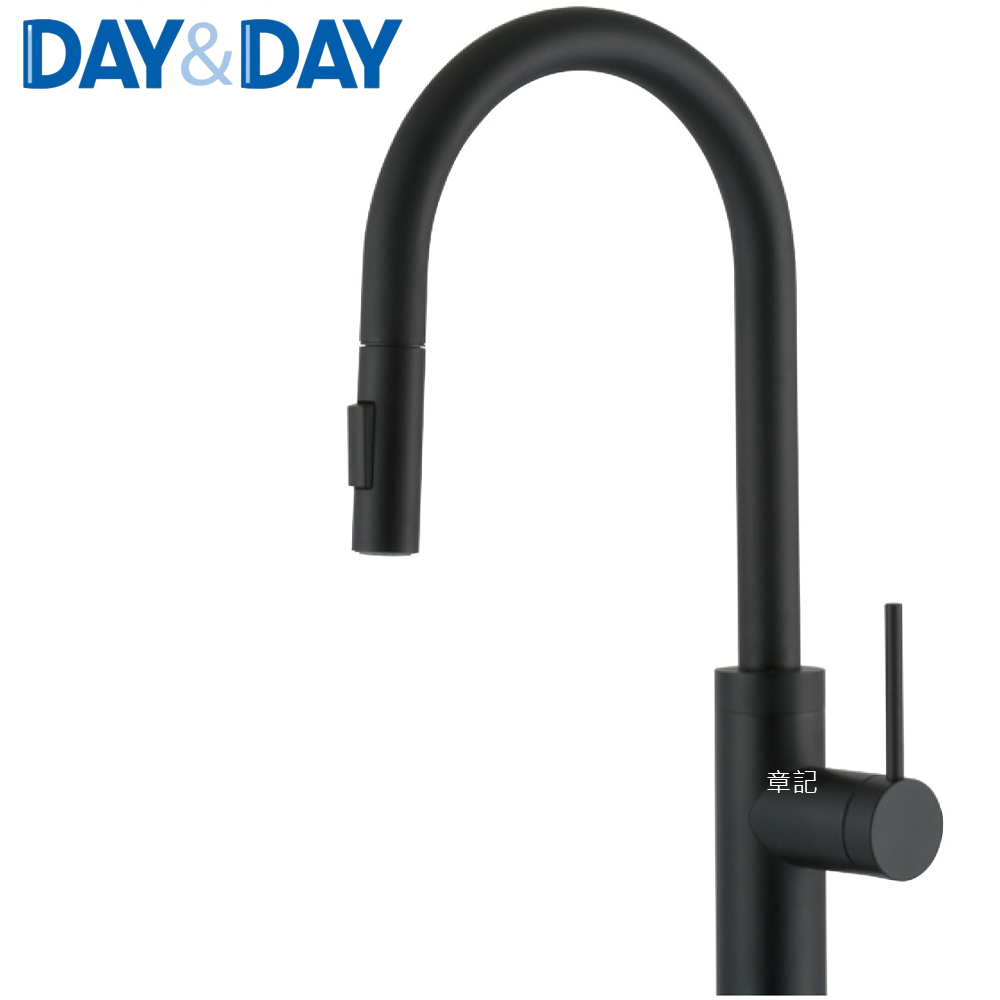DAY&DAY 伸縮廚房龍頭 ED-K11339BK 