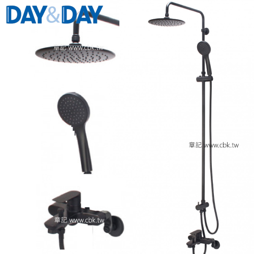 DAY&DAY 淋浴柱 ED-R20753-076BK  |浴室配件|烘手機