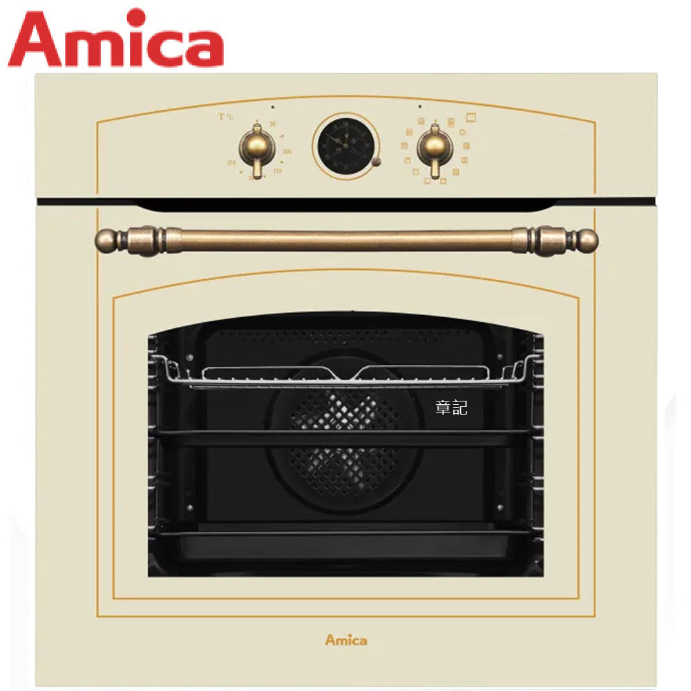 Amica 嵌入式復古烘焙烤箱(霧米白) ED17319W-RETRO【全省免運費宅配到府】