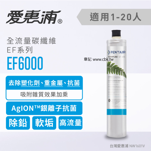 EVERPURE(愛惠浦)全流量強效碳纖維系列濾心(耗材) EF6000 