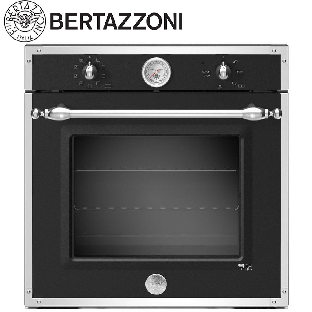 BERTAZZONI 傳承系列嵌入式電烤箱(灰黑/象牙白 - 不鏽鋼框) F609HEREKTNE_F609HEREKTAX【全省免運費宅配到府】  |廚具及配件|鍋具｜刀具｜餐具