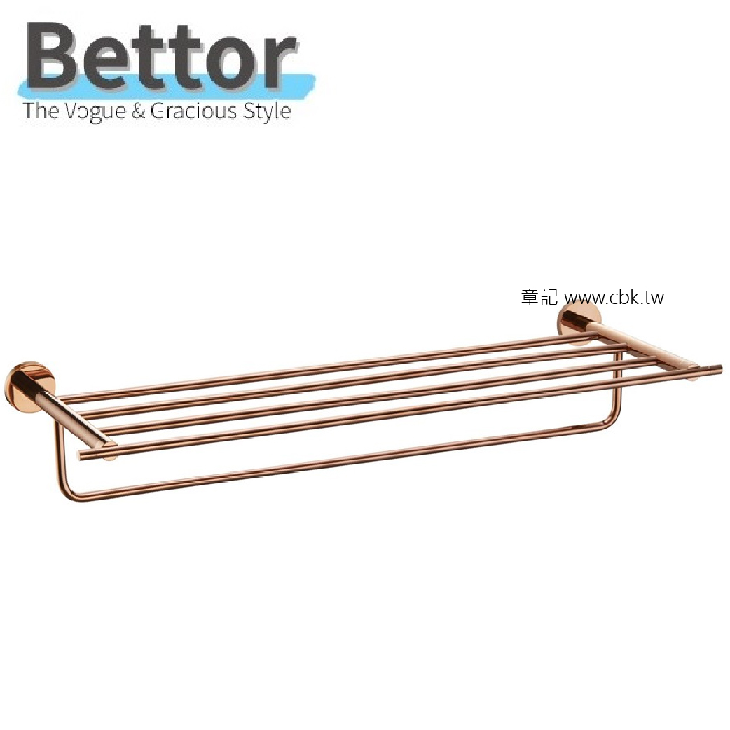 Bettor 雙層置物架(玫瑰金) FH8966-RG  |浴室配件|置物架 | 置物櫃