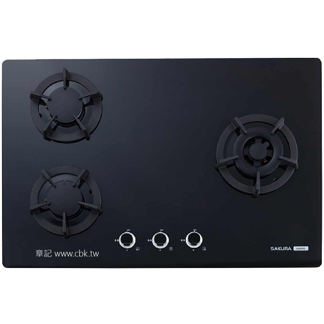 櫻花牌(SAKURA)玻璃檯面式易清爐 G2633GB_G2633GW【送免費標準安裝】  |浴室配件|牙刷杯架