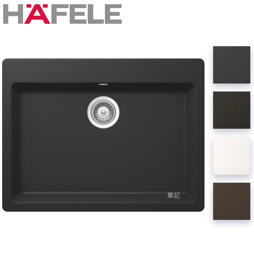 HAFELE GALAXY 花崗岩上嵌下嵌式水槽(70x53cm) N-100L  |廚房家電|烤箱、微波爐、蒸爐