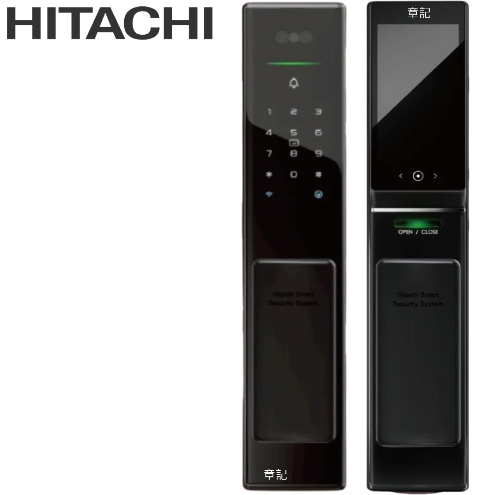 HITACHI日立和系列七合一人臉貓眼電子鎖 HIT-FV70-T (含安裝)