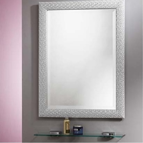 華冠牌白銀木框鏡 (60x80cm) HM-018  |明鏡 . 鏡櫃|明鏡
