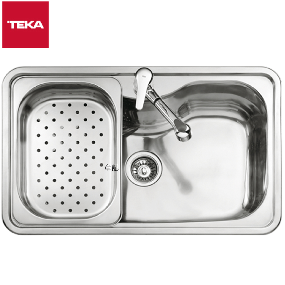 TEKA 上嵌式不鏽鋼水槽(80x50cm) INOXTEEL_JOMBO_1  |廚具及配件|水槽