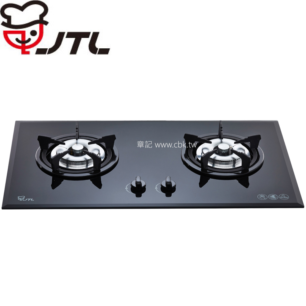 喜特麗(JTL) 雙口玻璃檯面爐 JT-2009A 【送免費標準安裝】 