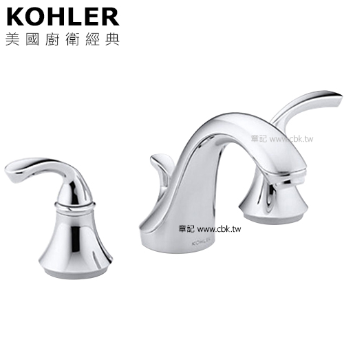 KOHLER Forte 三件式臉盆龍頭 K-10272T-4-CP 