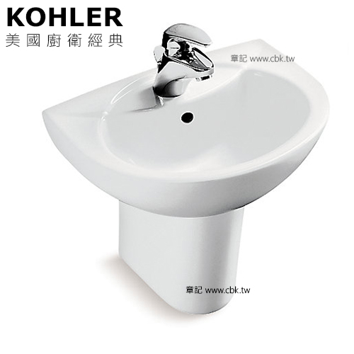 KOHLER Folio 瓷蓋面盆(61cm) K-11341T-1-0 