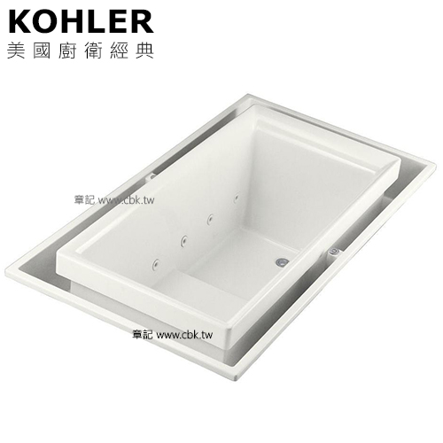 KOHLER sok 溢流型按摩浴缸(190cm) K-1188T-RE-0  |SPA淋浴設備|淋浴拉門