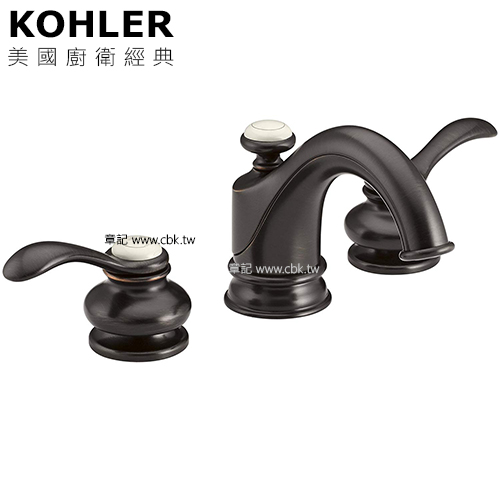 KOHLER Fairfax 三件式臉盆龍頭 K-12265-4-2BZ  |面盆 . 浴櫃|面盆龍頭