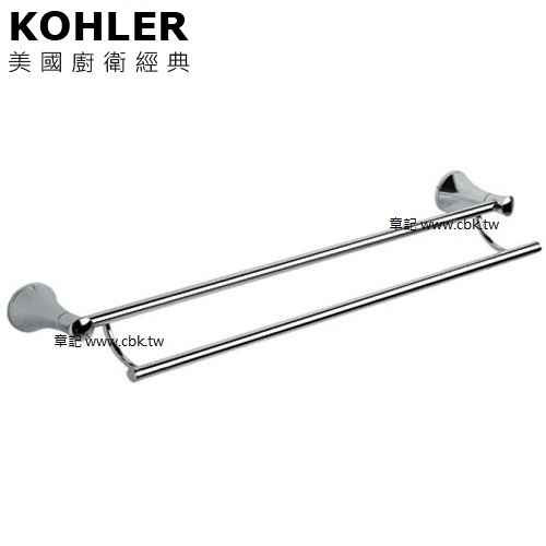 KOHLER Coralais 雙層毛巾桿 K-13447T-CP  |浴室配件|牙刷杯架