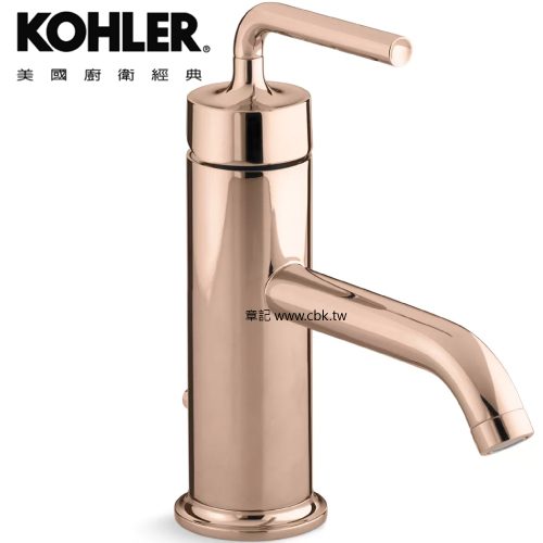 KOHLER Purist 臉盆龍頭(玫瑰金) K-14402T-4A-RGD 