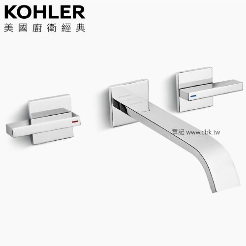 KOHLER Loure 附牆浴缸龍頭 K-14712T-4-CP  |浴缸|浴缸龍頭