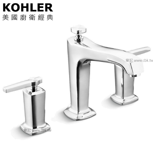 KOHLER Margaux 缸上型龍頭 K-16228T-4-CP  |SPA淋浴設備|浴缸龍頭