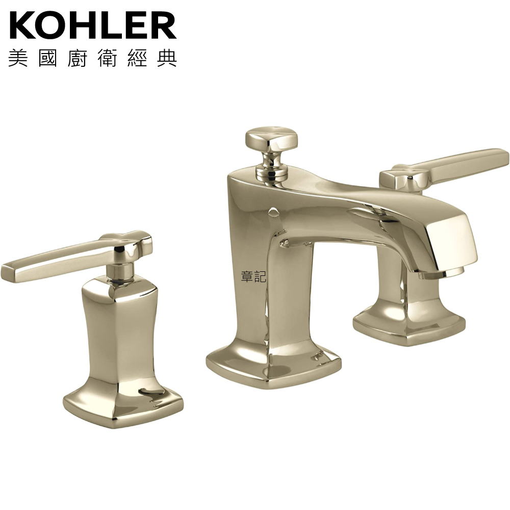 KOHLER Margaux 三件式臉盆龍頭(法蘭金) K-16232-4-AF  |面盆 . 浴櫃|面盆龍頭