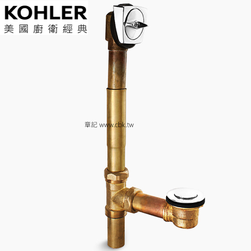KOHLER 浴缸落水頭 K-17296T-CP  |SPA淋浴設備|沐浴龍頭