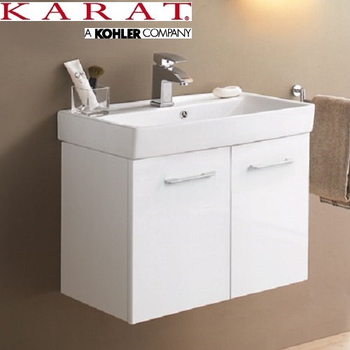 KARAT 瓷盆檯面浴櫃組(62cm) K-1741_KC-741H  |SPA淋浴設備|浴缸龍頭