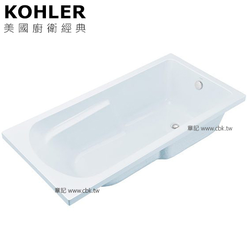 KOHLER Duo 壓克力浴缸(153cm) K-18776T-0  |面盆 . 浴櫃|檯面盆