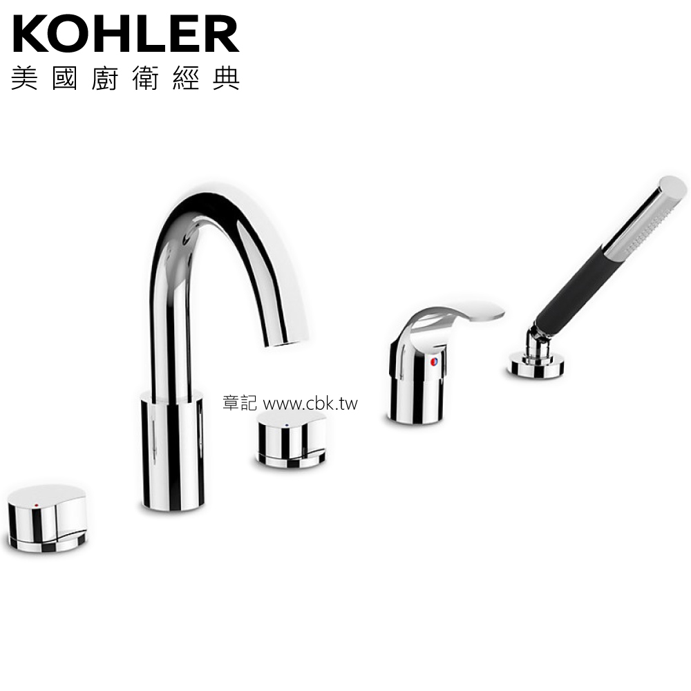 KOHLER Wave 缸上型龍頭 K-19569T-CP 