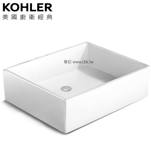 KOHLER Delta 檯面盆(49cm) K-19897T-0  |面盆 . 浴櫃|檯面盆