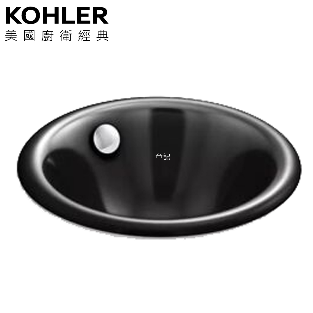 KOHLER Iron Plains 鑄鐵檯面盆(30.5cm) K-20211-7
