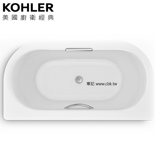 KOHLER Volute 鑄鐵浴缸(150cm) K-20613T-GR-0  |廚具及配件|水槽