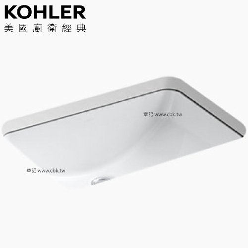 KOHLER Ladena 下嵌檯面盆(53cm) K-2214X-0  |面盆 . 浴櫃|檯面盆