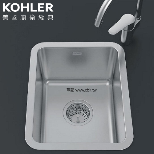 KOHLER Prologue不鏽鋼單槽(43x34cm) K-22218T-S-NA 