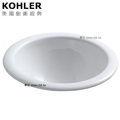 KOHLER Compass 檯面盆(33.7cm) K-2298-0  |面盆 . 浴櫃|檯面盆