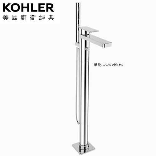 KOHLER Parallel 落地式浴缸龍頭軸心 K-23492T-4-CP  |浴室配件|毛巾置衣架