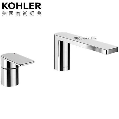 KOHLER Parallel 缸上型龍頭 K-23498T-4-CP  |浴缸|浴缸龍頭