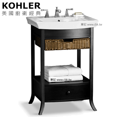 KOHLER Archer 浴櫃盆組(61cm) K-2358T-8-0_K-2449T-F2  |面盆 . 浴櫃|浴櫃