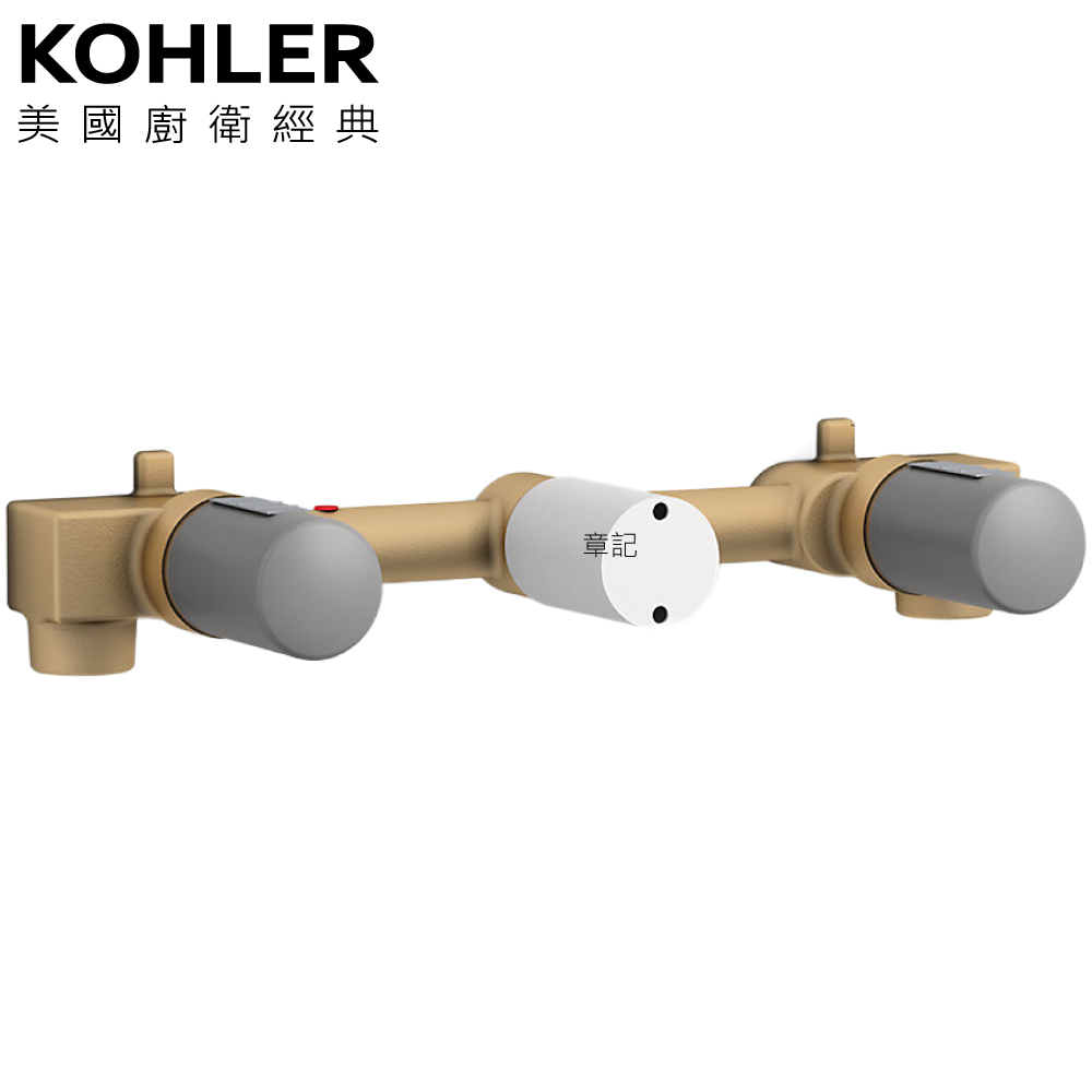 KOHLER Components 附牆浴缸龍頭預埋軸心 K-24896T-NA  |明鏡 . 鏡櫃|鏡櫃