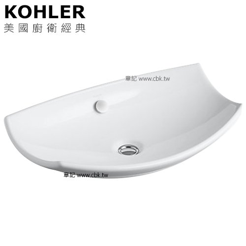 KOHLER Leaf 檯面立體盆(60cm) K-2530-0  |面盆 . 浴櫃|檯面盆