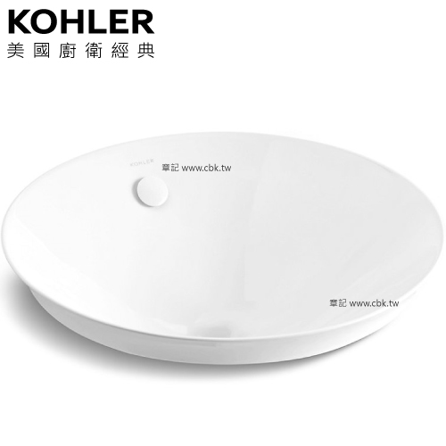 KOHLER Veil Essential 檯面盆(42.5cm) K-26408T-0  |面盆 . 浴櫃|檯面盆