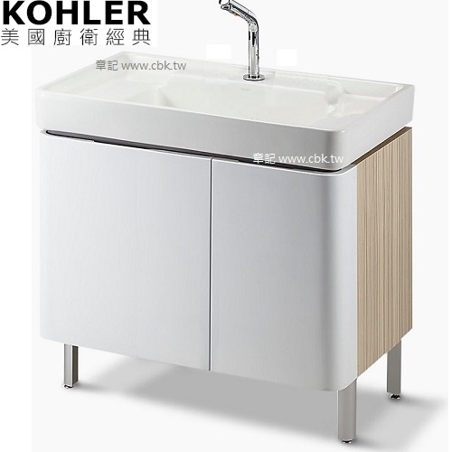 KOHLER Aleutian 浴櫃盆組(90cm) K-2746T-1_K-45764T-0_K-45765T  |面盆 . 浴櫃|浴櫃