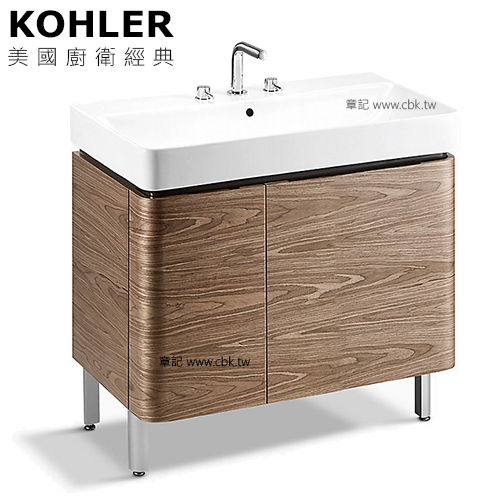 KOHLER Forefront 浴櫃盆組(90cm) K-2749T-8_K-45764T-E63  |面盆 . 浴櫃|浴櫃
