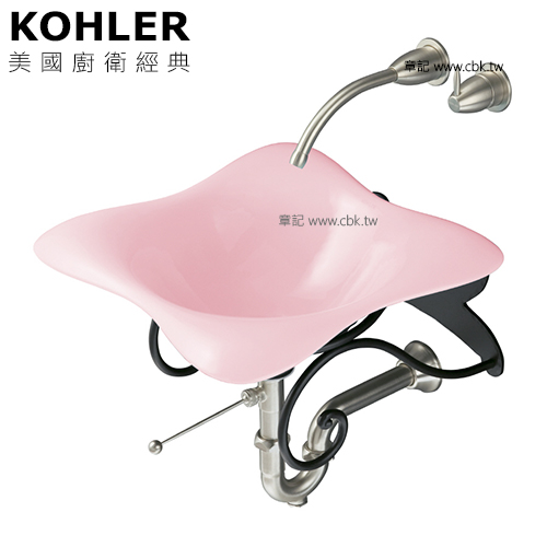 KOHLER Dolce Vita 鑄鐵臉盆(44.5cm) K-2815-P5-KF  |面盆 . 浴櫃|檯面盆