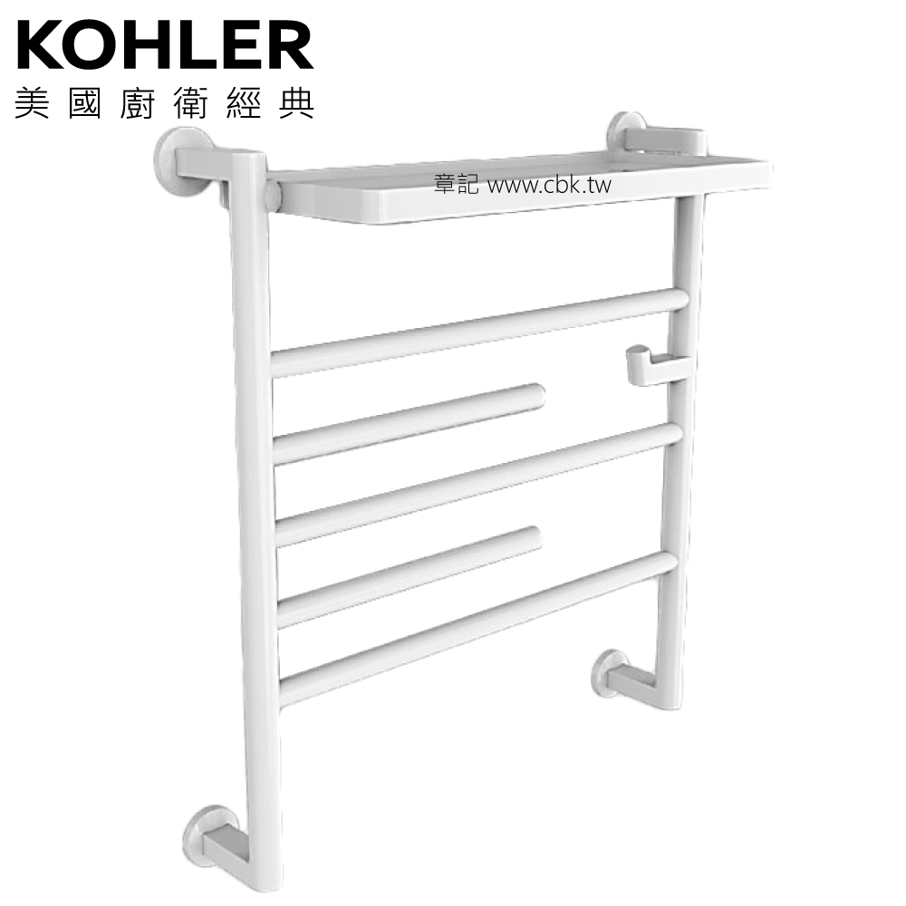 ★ 設計趨勢優惠 ★ KOHLER Underscore 電熱毛巾架(外露式/110V) K-29354TW-0  |浴室配件|香皂架