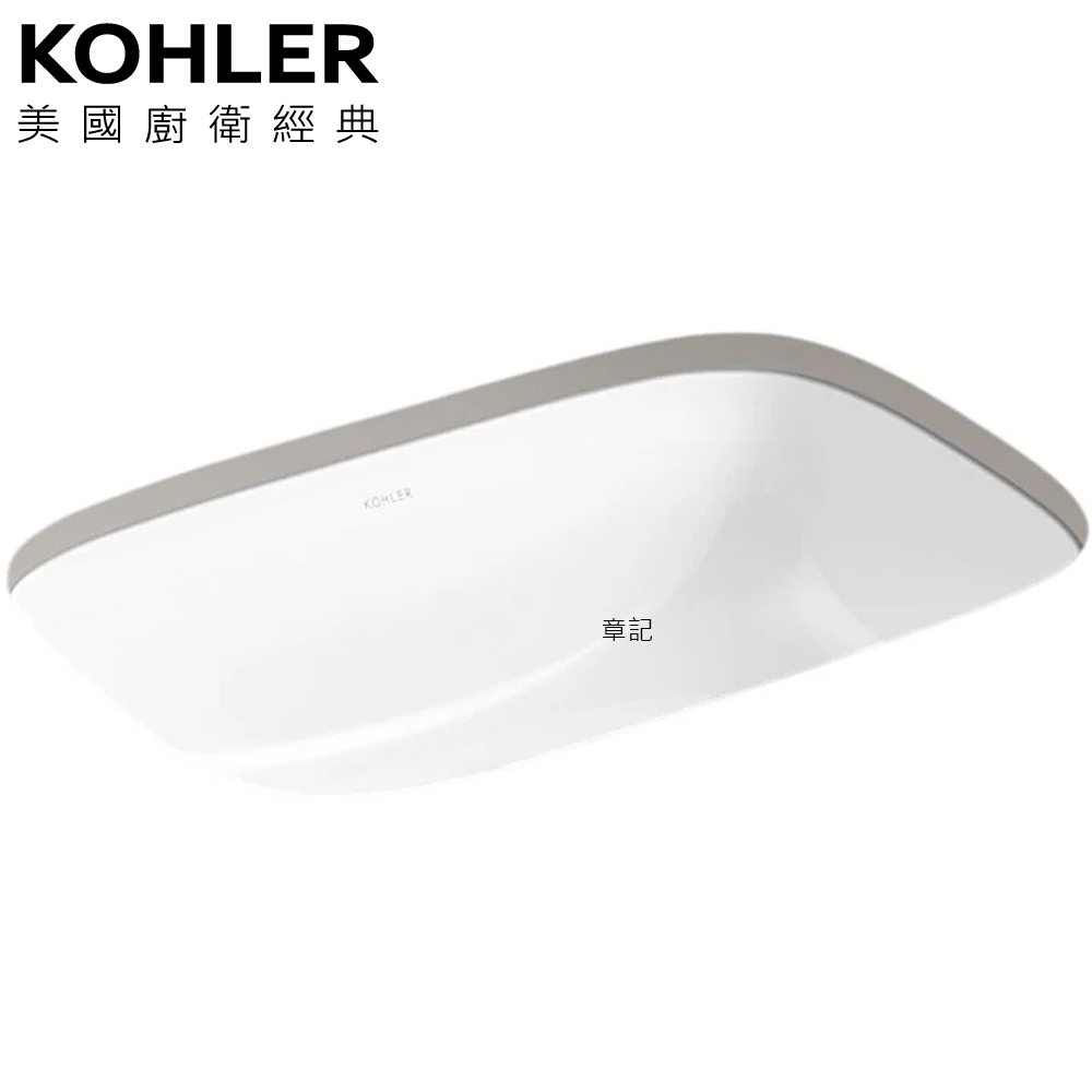 KOHLER Melius 下嵌檯面盆(64.4cm) K-36403T-0